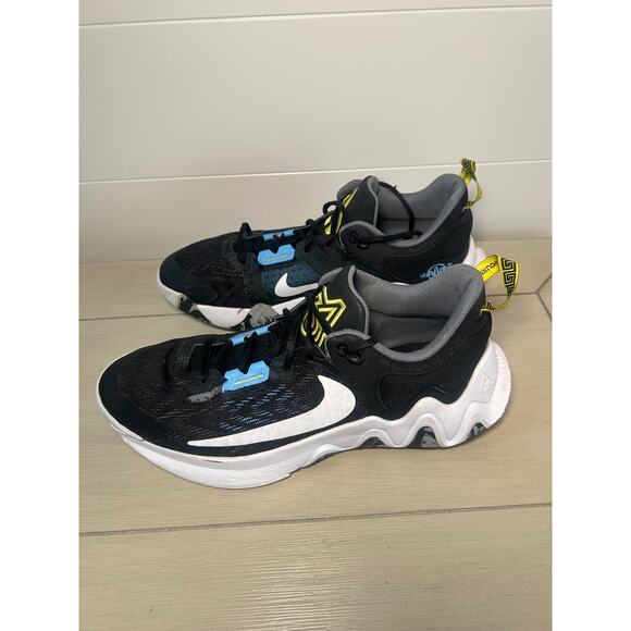 Nike Giannis Immortality 2 Mens Size 9 Black University Blue DM0825-001 - Picture 4 of 8